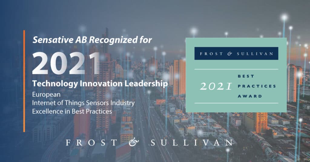 Sensative AB Frost & Sullivan Award 2021